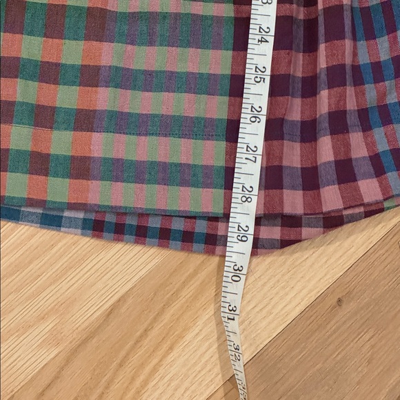 Free People Rujuta Sheth WAVE SKIRT | POSTCARD CHEX Small NWT $198 - Picture 7 of 10